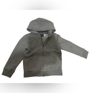 Toddler Fleece Hoodie Zip Up Gray Size 5T
